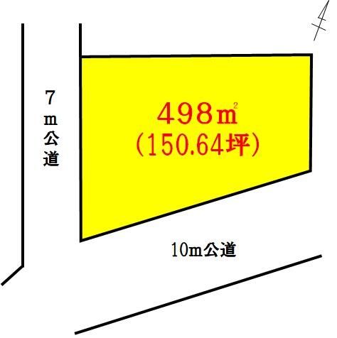 498 sqm Land for Sale Near Kita-Honmoto Station, Saitama - Image 1