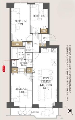 3LDK Apartment for Sale in Kita-ku, Sapporo, Hokkaido - Main Image