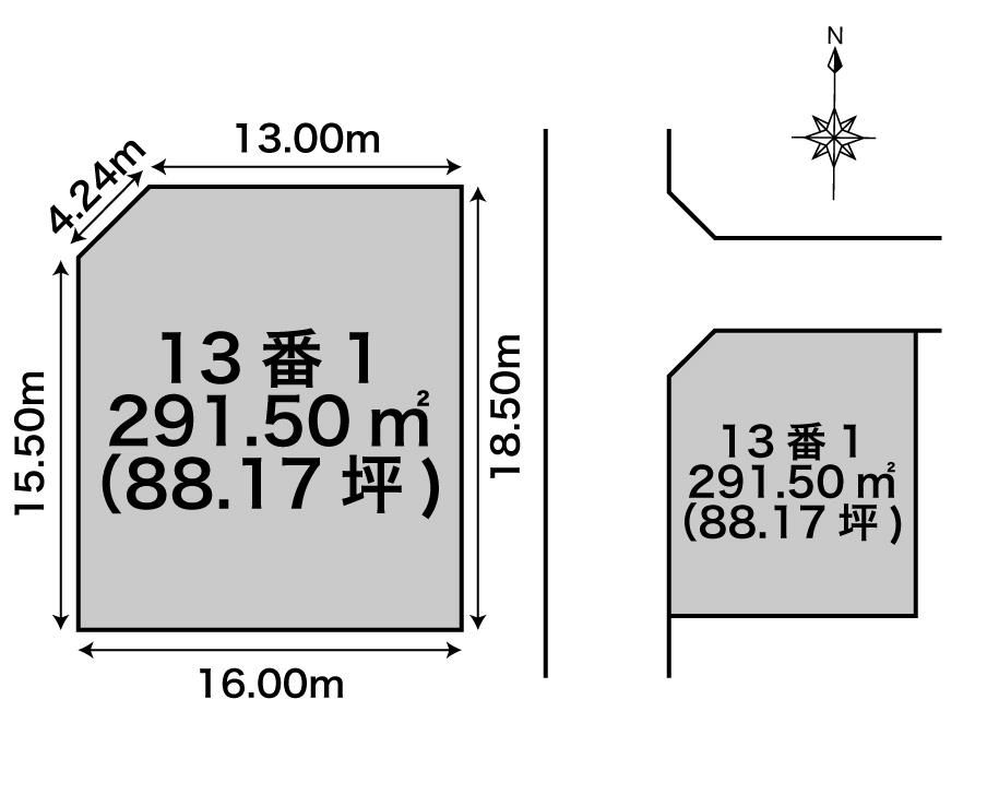 Residential Land for Sale in Obihiro, Hokkaido - 291.5 sqm Corner Lot - Thumbnail 4