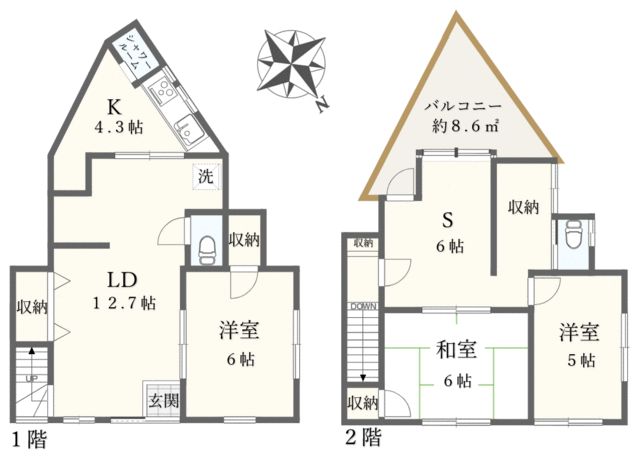 3SLDK House with Roof Balcony for Sale in Yokosuka, Kanagawa - Thumbnail 3