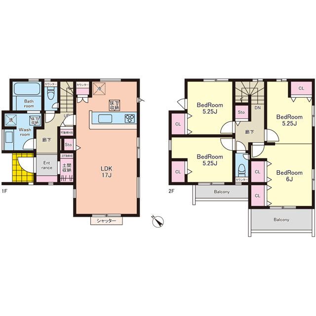 New 3LDK House in Shiraoka City, Saitama Near Station - Thumbnail 2