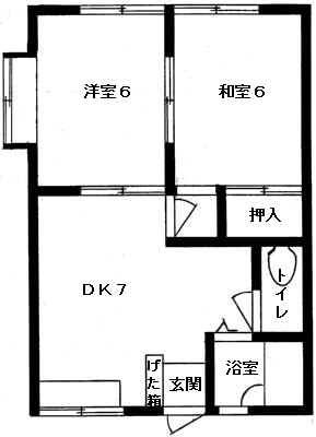 Light Ko-op 2DK Apartment for Rent in Nagareyama, Chiba - Thumbnail 3