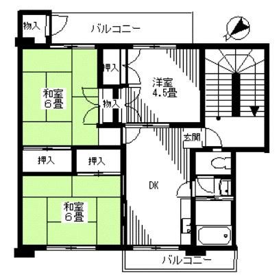 3DK Apartment for Sale in Inagi City, Tokyo - 51.01 sqm - Thumbnail 3