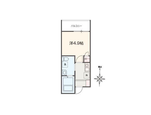 New 1K Apartment for Rent in Higashimurayama, Tokyo - MELLAS Shin-Akitsu - Thumbnail 2