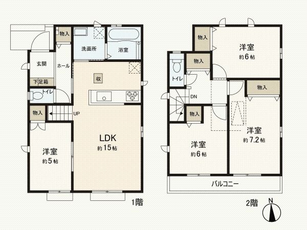 New 4LDK House for Sale in Natori, Miyagi - December 2025 Completion - Thumbnail 3
