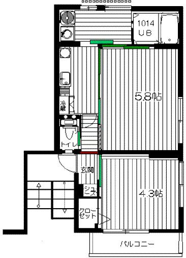 2K Apartment for Sale in Nakano, Tokyo - 28.38 sqm - Thumbnail 3