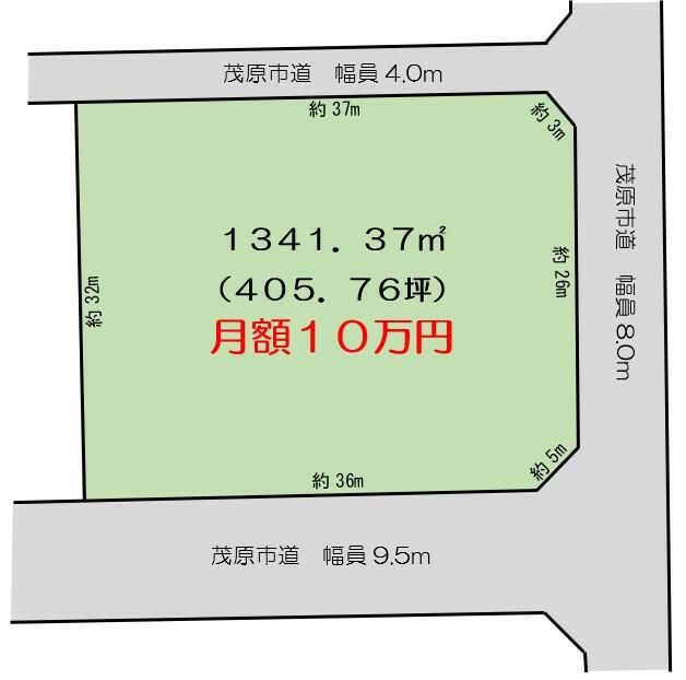 Commercial Land for Lease in Mobara, Chiba - 1341 sqm - Thumbnail 2