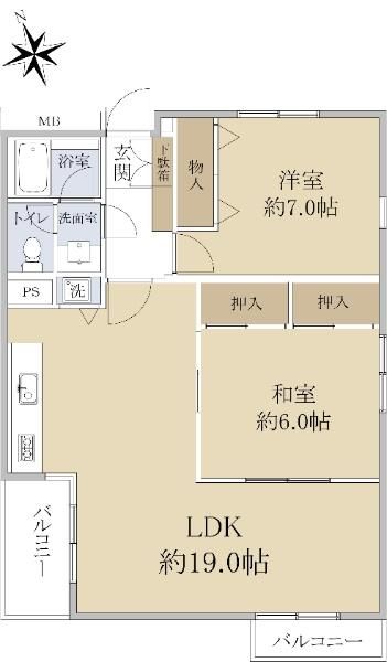 YK Hills Mitaka 2LDK Apartment for Sale in Tokyo - Thumbnail 4