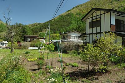 A log house made of Canadian Douglas fir along the national highway, located in the mountainous area of Aizu, the closest place to the Kanto region: Villas, Real Estate, Properties for Sale, Hometown Information Center: Nationwide Country Living Property Data — Land, Minamiaizu, Fukushima