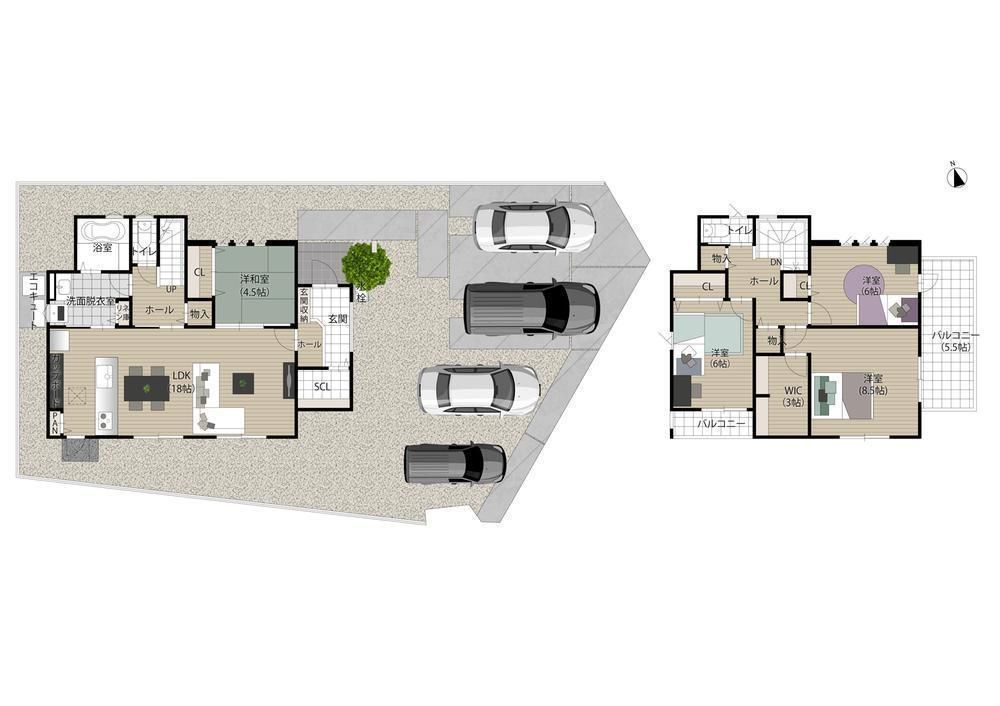 New 4LDK All-Electric House in Miyazaki City, Over 60 Tsubo Land - Thumbnail 2