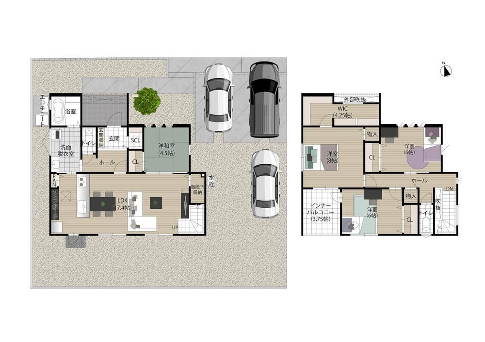 New 4LDK All-Electric House in Miyazaki City, Over 60 Tsubo Land - Thumbnail 3