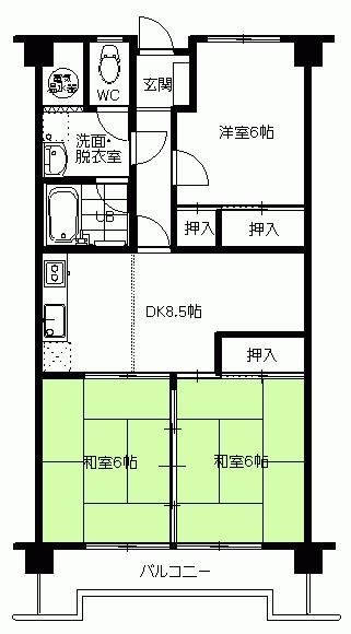 3DK Apartment for Sale in Koriyama, Fukushima - Thumbnail 3