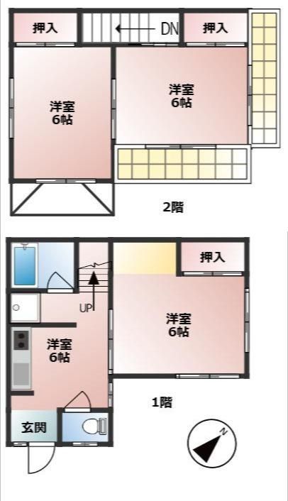 2LDK House for Rent in Minami-Shinagawa, Shinagawa-ku, Tokyo - Thumbnail 3