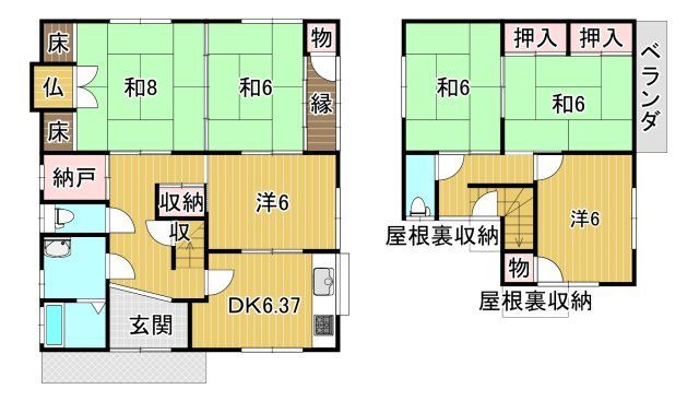 6DK Detached House for Sale in Omihachiman, Shiga - Thumbnail 4