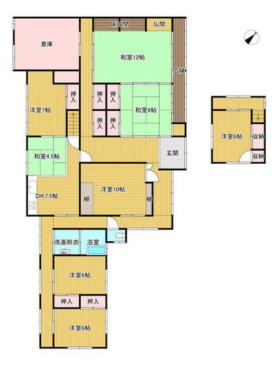Property details: Fukuoka Prefecture Buzen City Oaza Kajiya/Mikemon Station property information: Used detached house — Image 1, Kaharu, Fukuoka