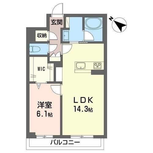 Modern 1LDK Apartment for Rent in Warabi, Saitama - Thumbnail 2
