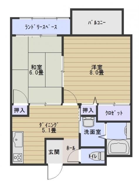 2DK Apartment for Rent in Kaga City, Ishikawa - Thumbnail 4