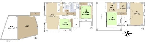 5SLDK House in Kurakuen, Nishinomiya | 421sqm Land - Thumbnail 4
