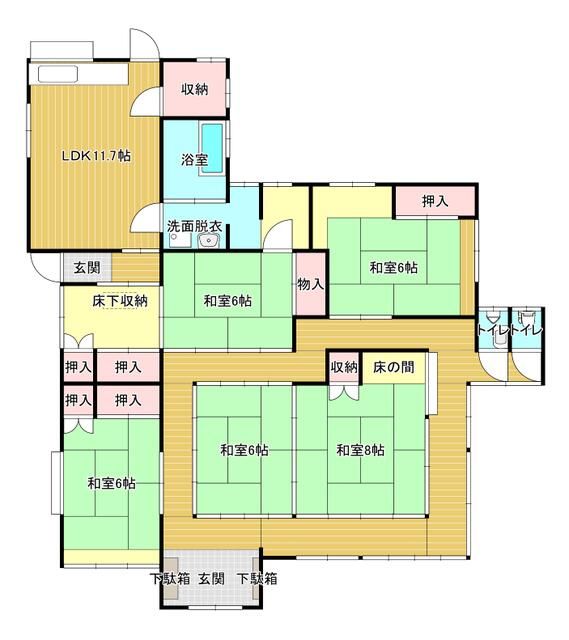 5LDK House with Warehouse on 951sqm Land in Yatsushiro, Kumamoto - Image 44