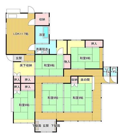 5LDK House with Warehouse on 951sqm Land in Yatsushiro, Kumamoto — Image 44, Yatsushiro, Kumamoto