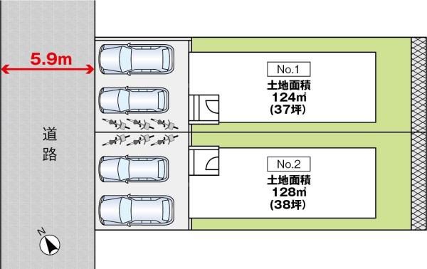 New 4LDK House in Hiroshima Nishi Ward, Completion Dec 2025 - Thumbnail 3