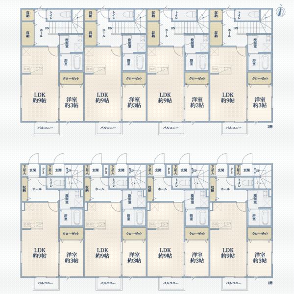 New 8-Unit Apartment Building for Sale in Sendai's Miyagino Ward - Thumbnail 3
