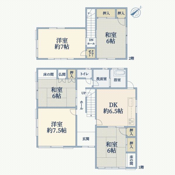 5DK Detached House for Sale in Sakai, Osaka - 104.65 sqm - Thumbnail 3