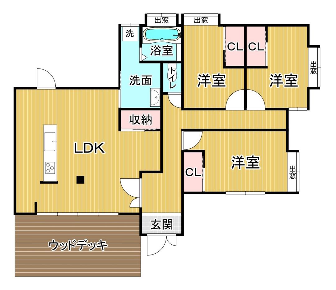 3LDK House on Large Corner Plot in Shimonoseki, Yamaguchi - Main Image
