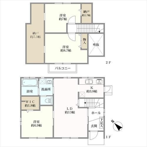 3LDK Detached House for Sale in Funabashi, Chiba | 102.8 sqm - Image 44