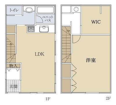 Used Detached House in Shinjuku-ku Tokyo 1LDK 47.72sqm — Floorplan, Shinjuku, Tokyo