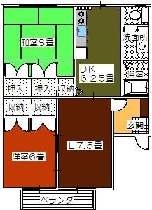 3DK Apartment for Rent in Nagano City, Nagano - Thumbnail 2
