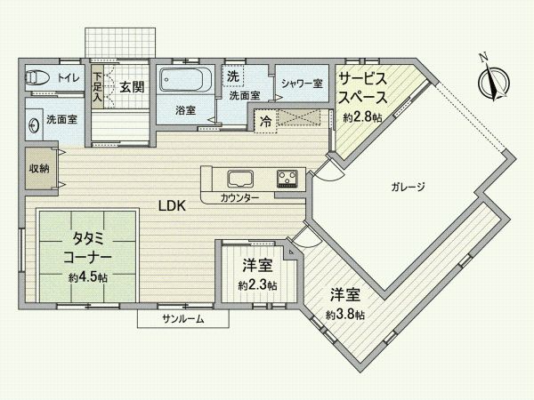 2016 Built 2SLDK House on Large Corner Lot in Narita, Chiba - Image 44