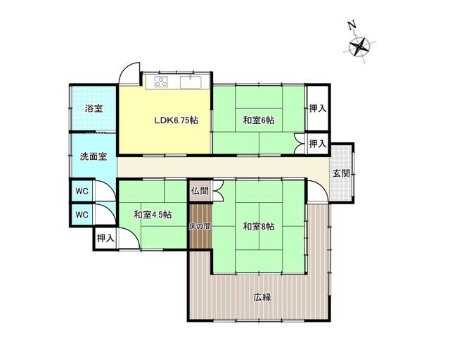 1977 3LK Detached House on 331 sqm Land in Nakatsu, Oita - Thumbnail 4
