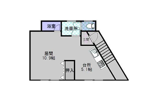 Apartment for Rent in Oshu City, Iwate - 39.82 sqm, 1R - Thumbnail 2