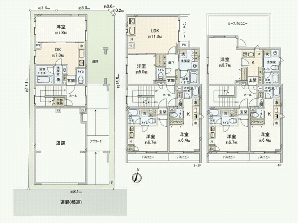 Aizpiri Lien Sendagi Apartment Building for Sale in Bunkyo, Tokyo - Thumbnail 4