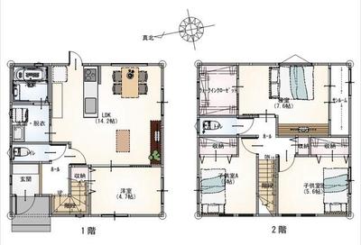 [Real Estate Japan] Property details: Property information for Yorinari, Toyama Prefecture: Newly built detached house — Image 4, Tonami, Toyama