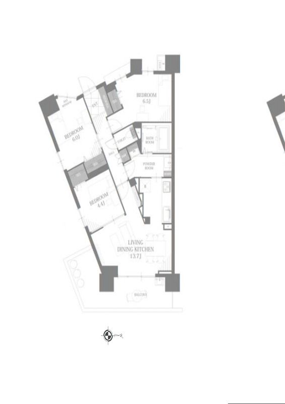 3LDK Apartment for Sale in Tama City, Tokyo 70.73 sqm - Thumbnail 2
