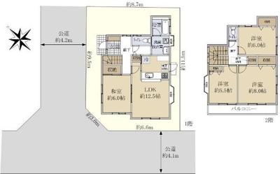 4LDK Detached House for Sale in Wakō, Saitama | 95.01㎡ — Image 44, Wako, Saitama