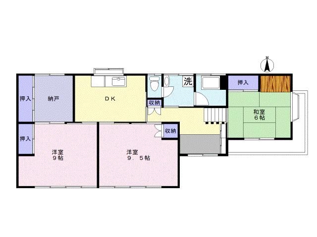 3SDK Single-Story House for Rent in Fukushima City - Thumbnail 2