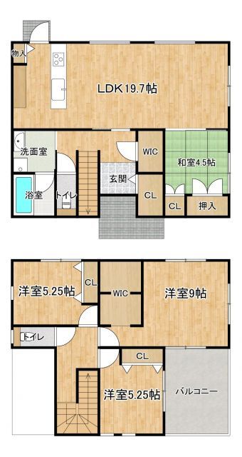 New 4LDK House in Kurume, Fukuoka with Triple Parking - Thumbnail 4