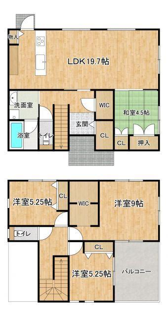 New 4LDK House in Kurume, Fukuoka with Triple Parking — Image 44, Kurume, Fukuoka