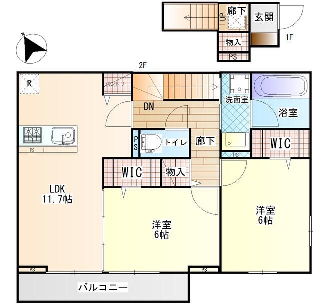 New 2LDK Apartment for Rent in Kamoi, Yokohama - Thumbnail 2