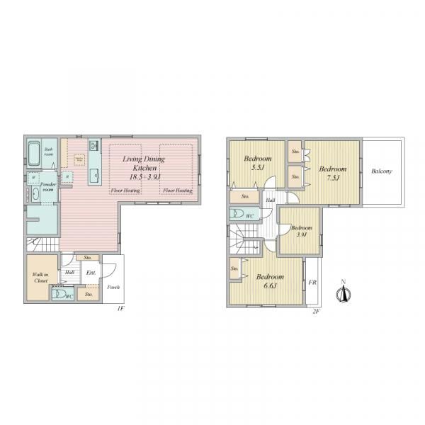 New 4LDK House in Kodaira, Tokyo - Thumbnail 4