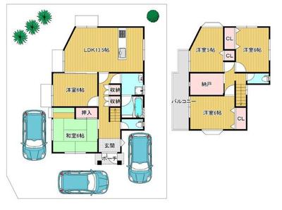5SLDK Detached House for Sale in Ikoma, Nara — Image 44, Ikoma, Nara