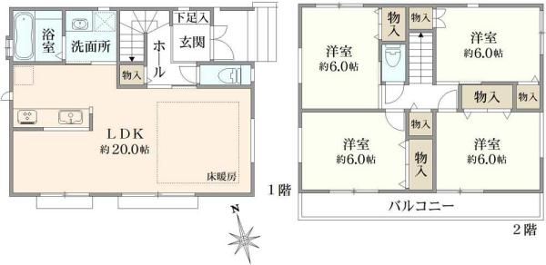 New 4LDK House for Sale in Yokohama Sakae Ward, Kanagawa - Main Image