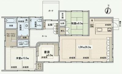 Modern 3LDK House in Koshigaya, Saitama | 122.55 sqm — Image 44, Koshigaya, Saitama