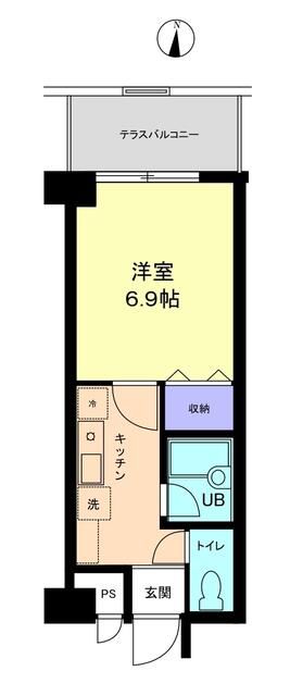 Used Condominium 1K 24.09 sqm in Takaoka, Toyama - Thumbnail 2