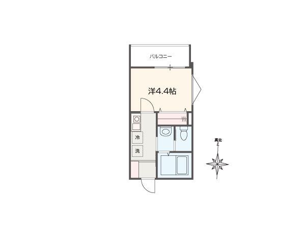 MELLAS Shin-Akitsu New 1K Apartment for Rent in Higashimurayama - Thumbnail 2