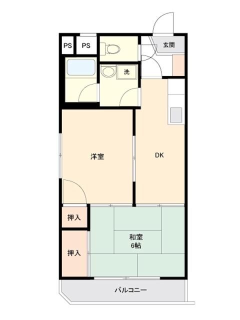 2DK Apartment for Rent in Kodaira, Tokyo - 41.40m² - Thumbnail 3