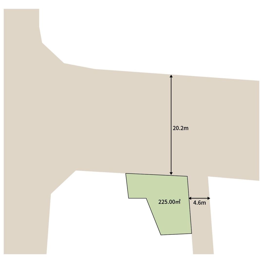 Land for Sale in Shimotsuke City, Tochigi - 225 sqm Corner Lot - Thumbnail 2